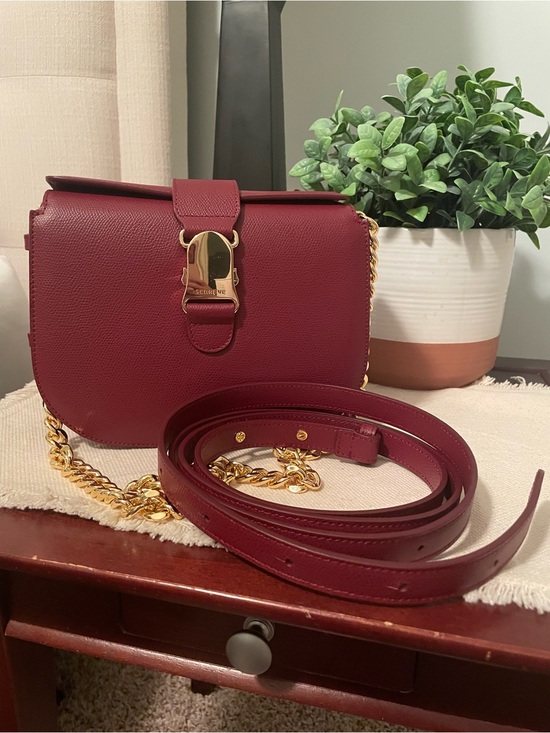 Senreve Handbags - Senreve Cadence crossbody Pebbled Merlot